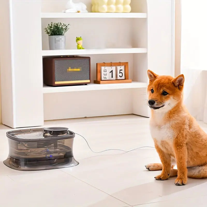 Bebedouro Automáticao 4.5L para Cães com Bomba Silenciosa USB | Caprioli Inter - bebedouro cachorro