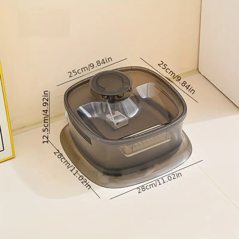Bebedouro Automáticao 4.5L para Cães com Bomba Silenciosa USB | Caprioli Inter - bebedouro cachorro