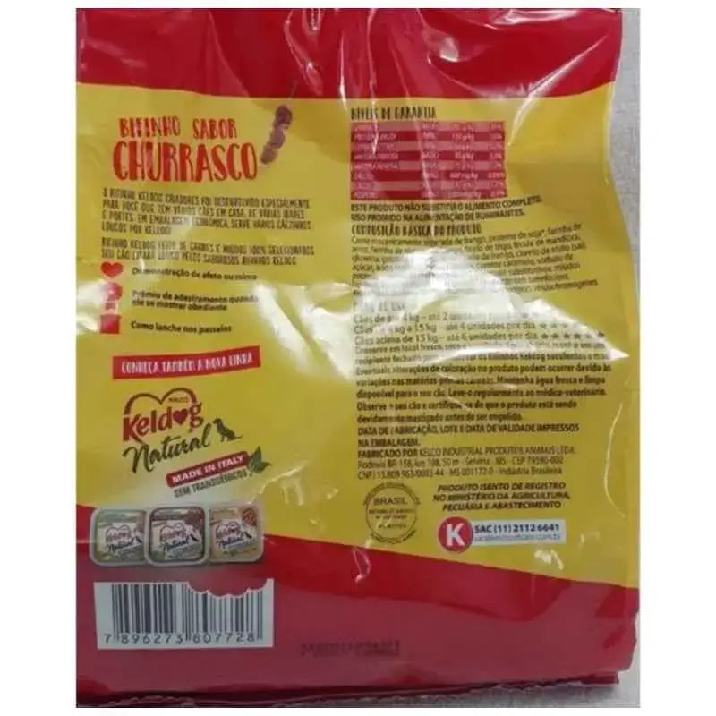 Bifinho Keldog Churrasco para Cães - Sabor Defumado e Qualidade - Embalagem Econômica | Caprioli Shop - petisco cachorro