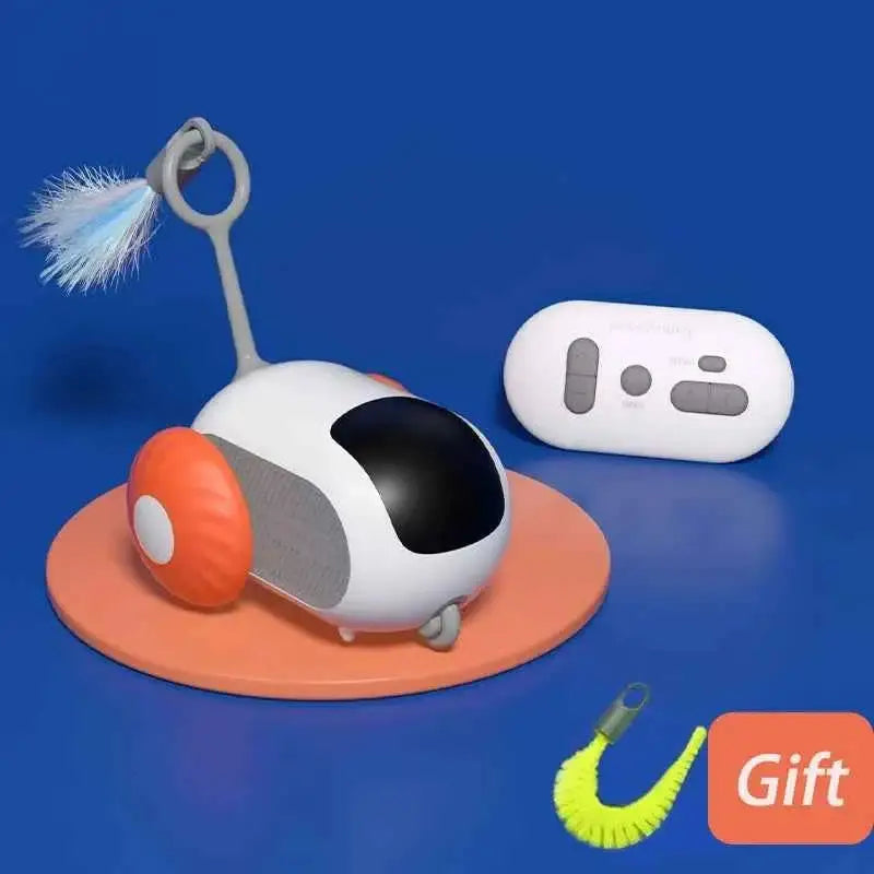 Brinquedo Interativo para Gatos Diversão Inteligente e Recarga Rápida | Caprioli Inter brinquedos gatos Orange