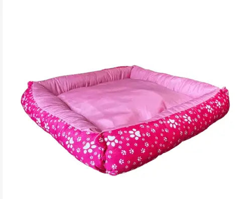 Cama Pet Impermeável e Confortável | Caprioli Inter Acessórios para Pets ROSA / MÉDIO (50X50X15cm)