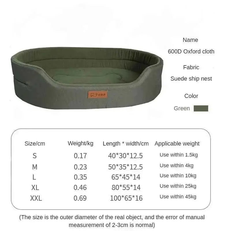 Cama Sofá Fluffy para Pets Conforto e Estilo | Caprioli Inter caminha casinha cachorro Green / L 65x45cm