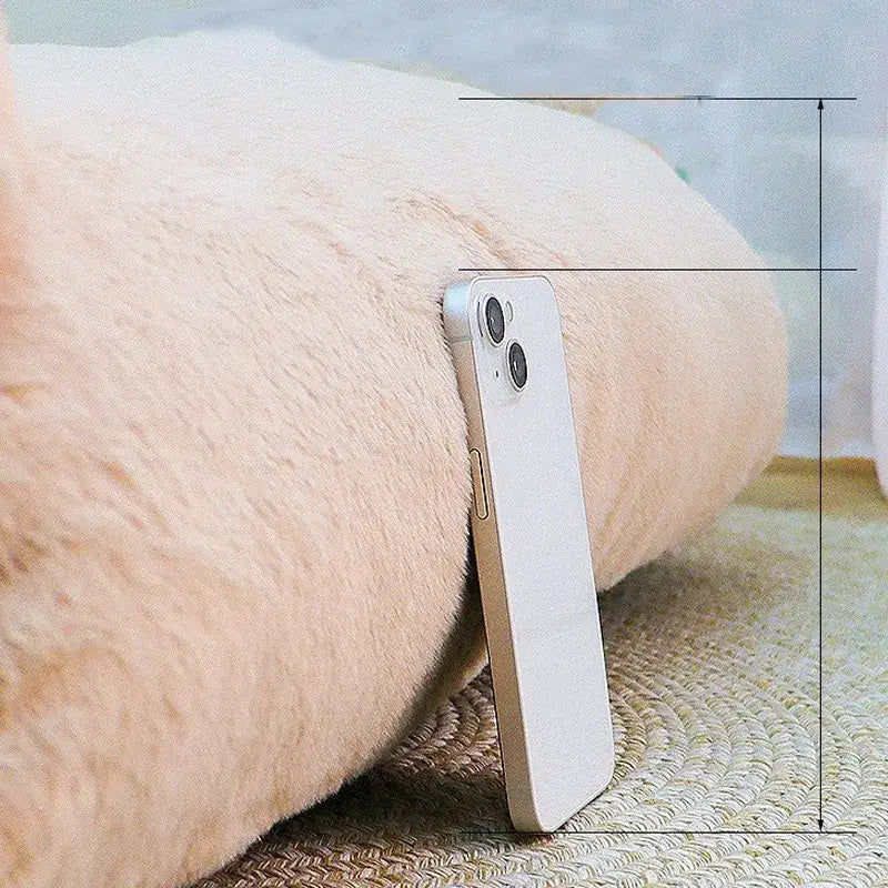 Cama sofá pet removível antiderrapante em coral | Caprioli Inter Caminha e casinha para Cachorro