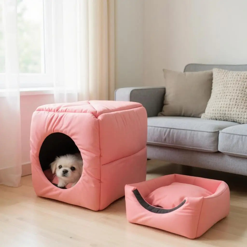 Caminha Pet Toca Iglu 2 em 1 Premium Cães | Caprioli Shop Acessórios para Pets