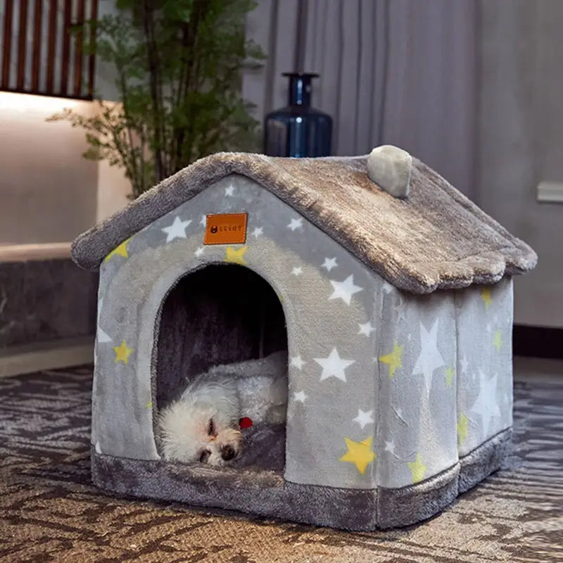 Casinha Pet Animada em Lã e Algodão com Cores Variadas – Conforto Estilo | Caprioli Inter Caminha casinha para Cachorro