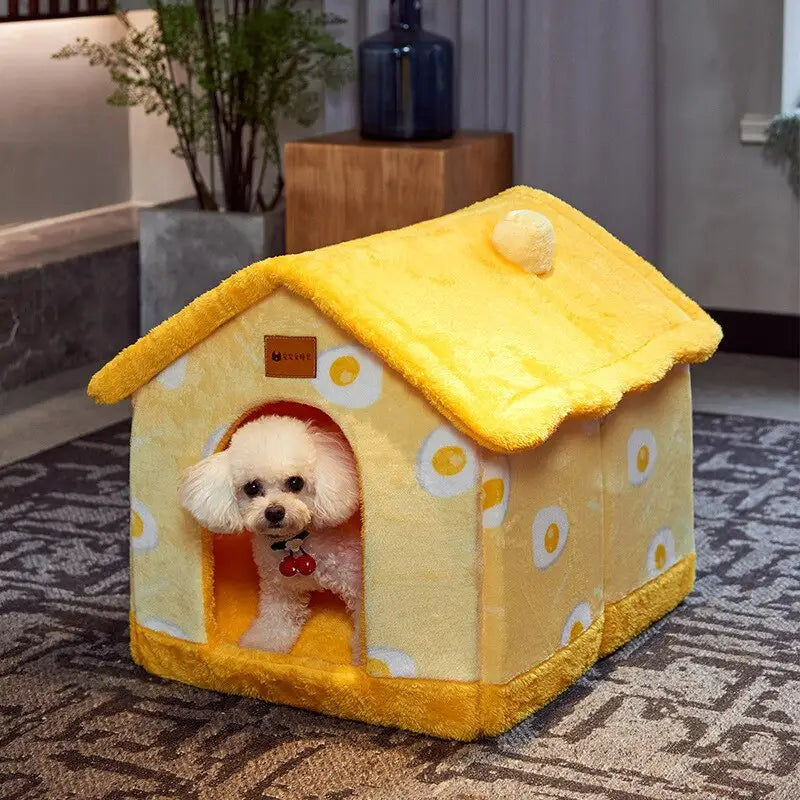 Casinha Pet Animada em Lã e Algodão com Cores Variadas – Conforto Estilo | Caprioli Inter Caminha casinha para Cachorro