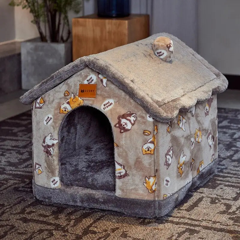 Casinha Pet Animada em Lã e Algodão com Cores Variadas – Conforto Estilo | Caprioli Inter Caminha casinha para Cachorro