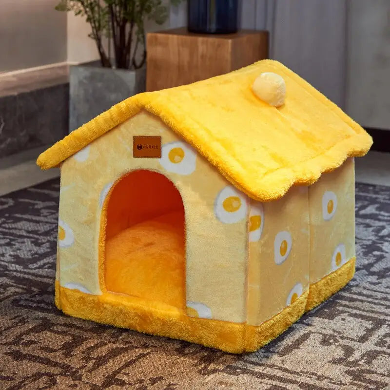 Casinha Pet Animada em Lã e Algodão com Cores Variadas – Conforto Estilo | Caprioli Inter Caminha casinha para Cachorro