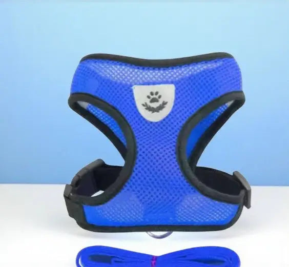 Coleira peitoral com guia para cães e gatos - Conforto segurança ajustável | Caprili Shop - Coleiras Guias Peitorais