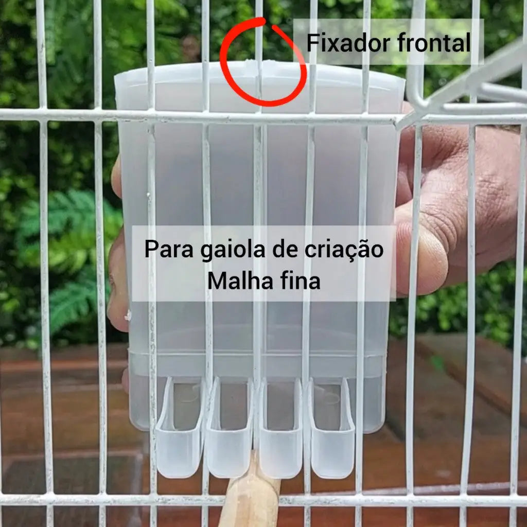 Comedouro Automático Para Pássaros - 4 Bicos - Praticidade e Capacidade | Caprili Shop - comedouro bebedouro