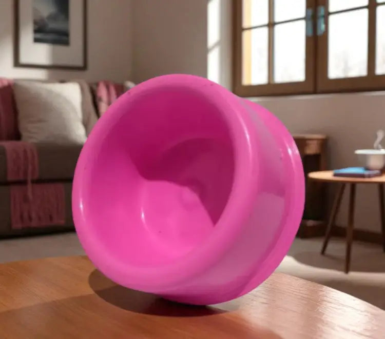 Comedouro Hamster Plástico Atóxico 75ml Fácil Higiene + Durável | Caprioli Shop para roedores ROSA