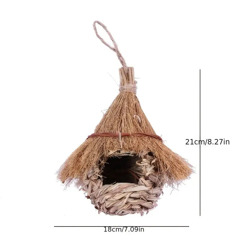 Gaiolas para Pássaros - Casa Suspensa Durável | Caprili Inter - e Ninhos - Miscanthus
