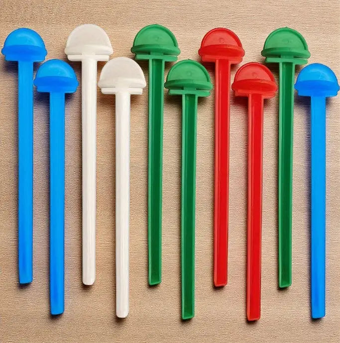 Kit com 10 pçs de Poleiros Pássaros Plástico Coloridos | Caprili Inter - Brinquedos e Acessórios para gaiola