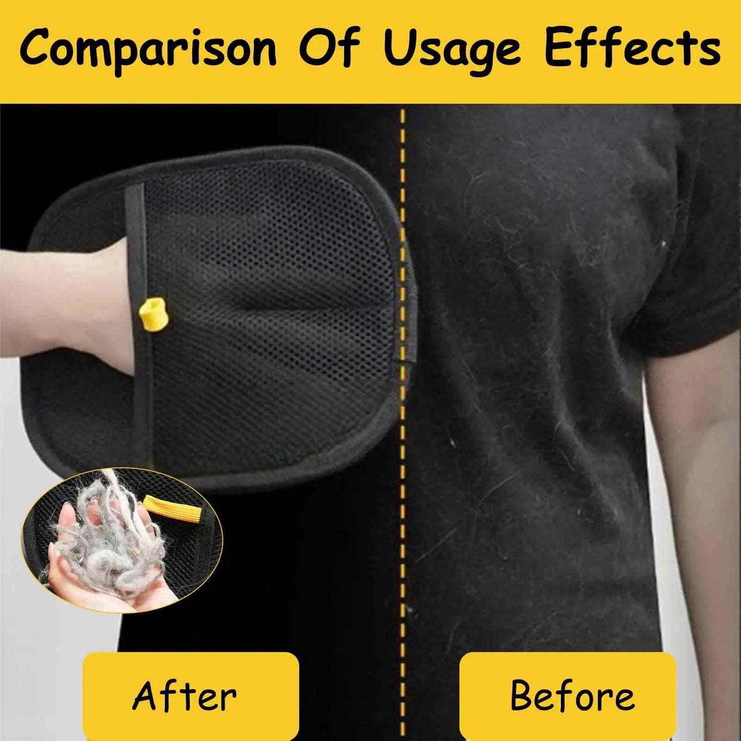 Luvas Pet Premium – Escova Dupla para Remoção de Pelos Massagem e Higiene Cães Gatos | Caprioli Shop higiene limpeza