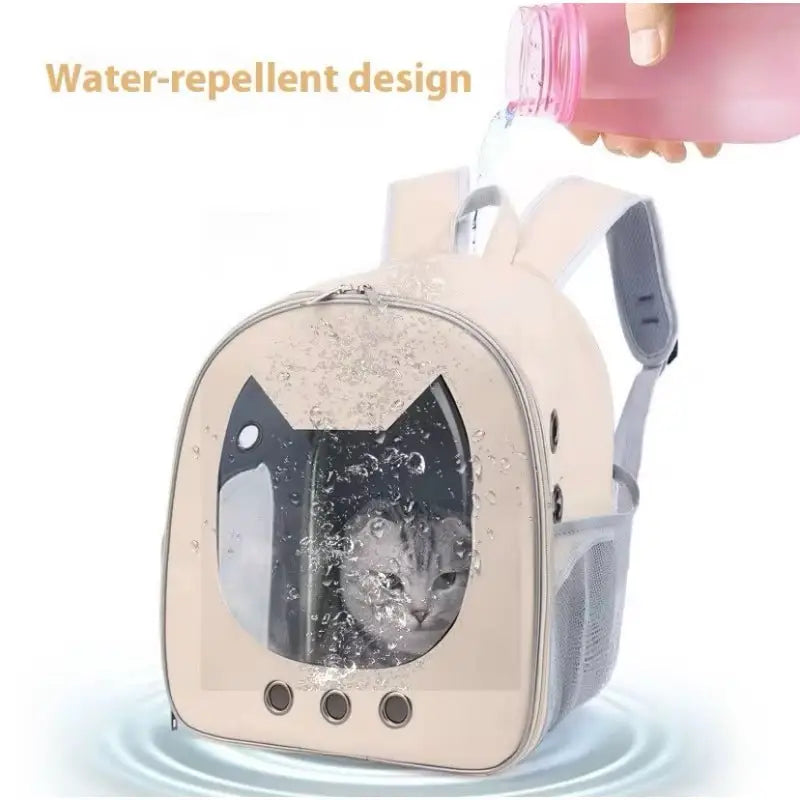 Mochila Transporte para Gato Vista Panorâmica Conforto e Estilo | Caprioli Shop transporte gatos
