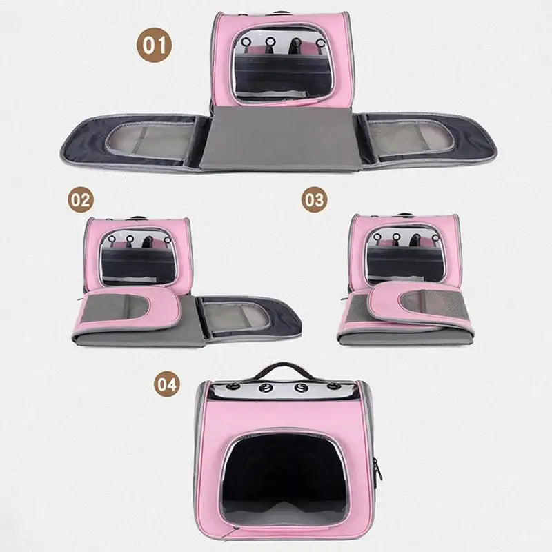 Mochila de Transporte para Gatos Conforto e Praticidade | Caprioli Shop transporte gatos