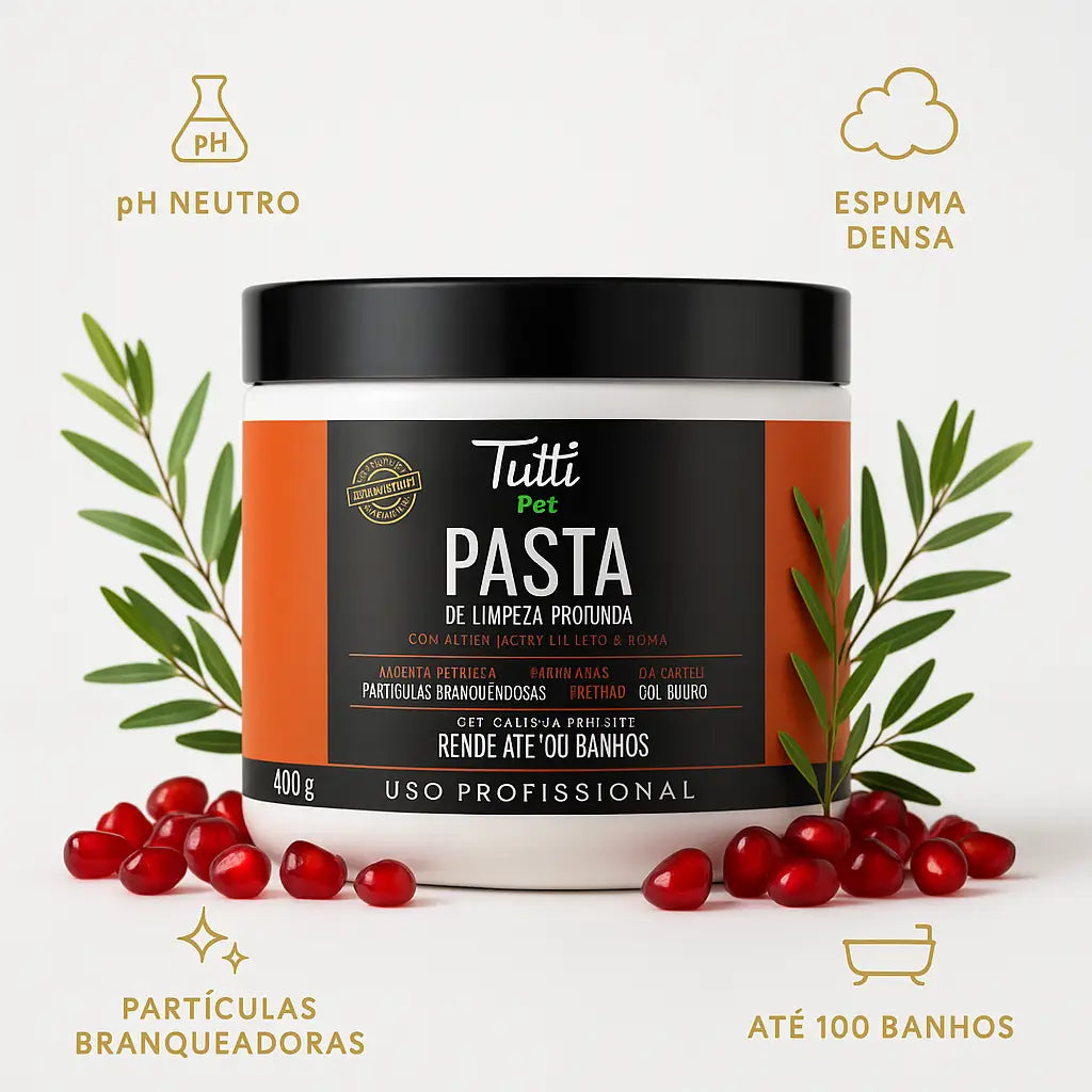 Pasta de Limpeza Profunda para Cães e Gatos 600g – Higiene Eficaz sem Agride a Pelagem | Caprioli Shop higiene limpeza