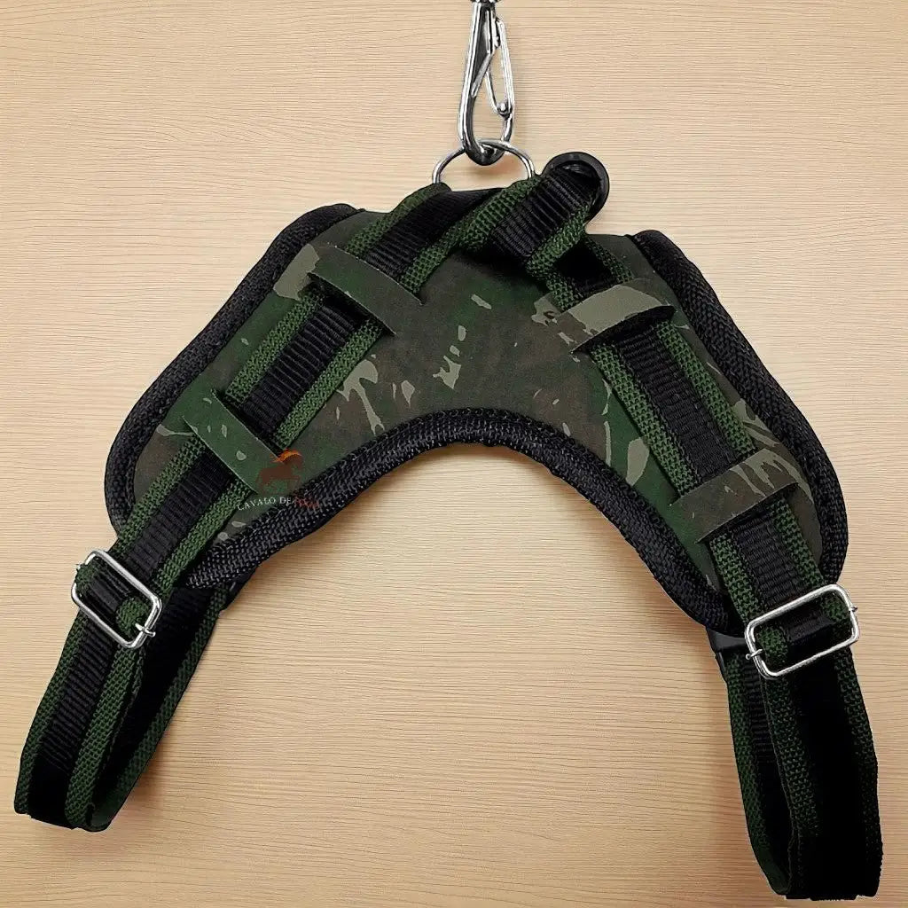 Peitoral com Guia Ajustável para Cães Médios e Grandes | Caprioli Shop peitorais cachorro Preto / P