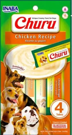 Petisco Churu Para Cachorro 56g Vários Sabores | Caprioli Shop para cachorro Frango
