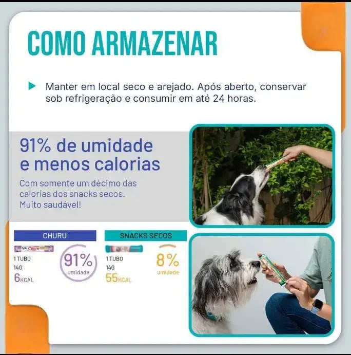 Petisco Cremoso para Cães - Alta Palatabilidade e Hidratação - Sem Grãos | Caprioli Shop - cachorro