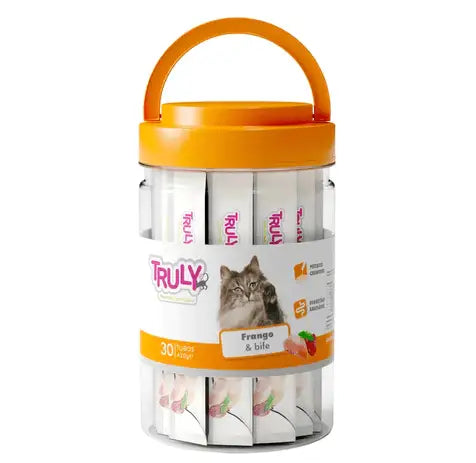 Petisco Cremoso para Gatos Hidratação e Sabor Irresistível | Caprioli Inter petisco gatos Frango Bife