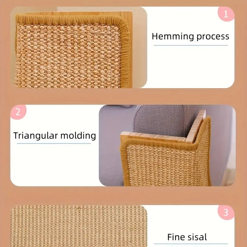 Prancha de Arranhar para Gatos em Sisal Vertical | Caprioli Inter Arranhadores gatos Poste Canto