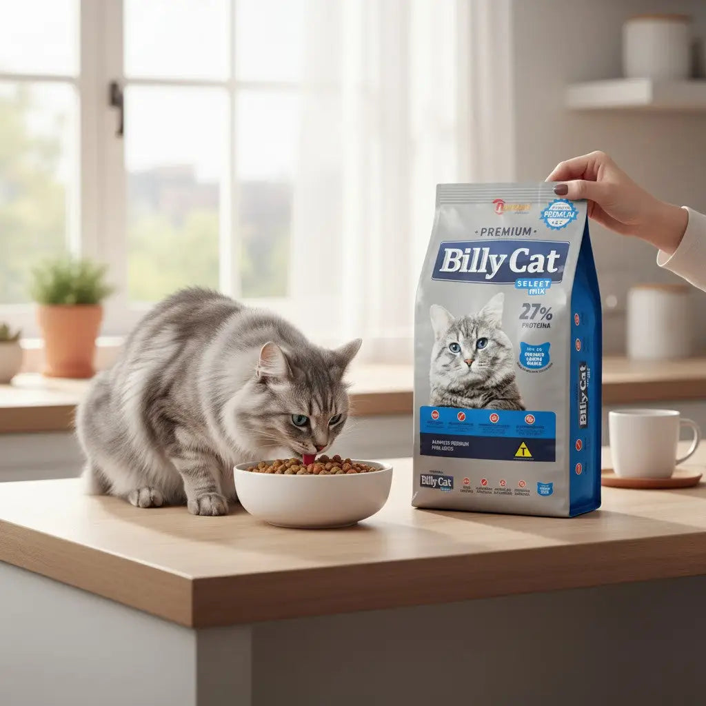 Ração Billy Cat Mix Gatos 7 Kg - Saúde e Nutrição Completa | Caprili Shop