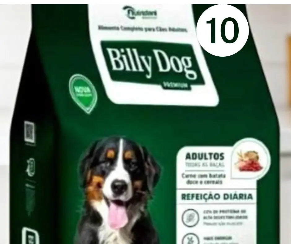 Ração Billy Dog Adulto 10Kg - 15Kg e 25Kg- Nutrientes Essenciais | Caprili Shop - Para Cachorro