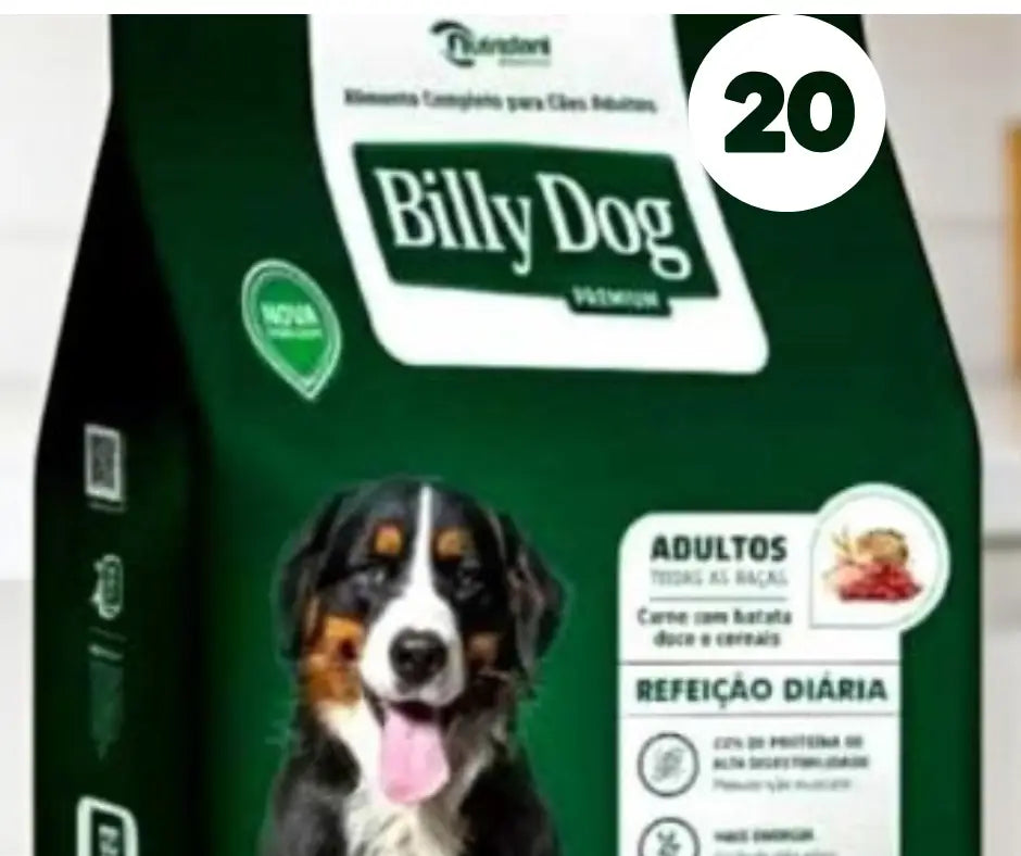 Ração Billy Dog Adulto 10Kg - 15Kg e 25Kg- Nutrientes Essenciais | Caprili Shop - Para Cachorro - 25KG