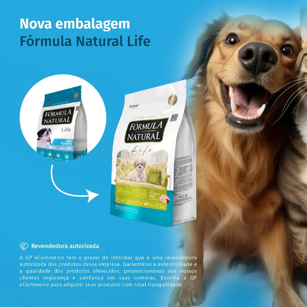Ração Fórmula Natural Life Cães Filhotes Mini 1 Kg - Crescimento Saudável | Caprili Shop - Para Cachorro