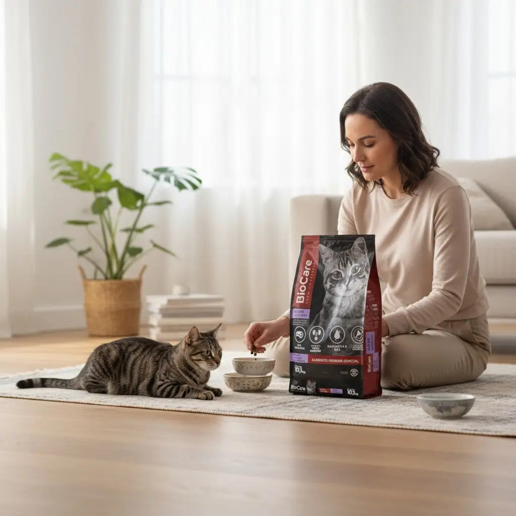 Ração Gatos Adultos Biocare Selection - 10.1 Kg Salmão,Carne,Frango| Caprili Shop