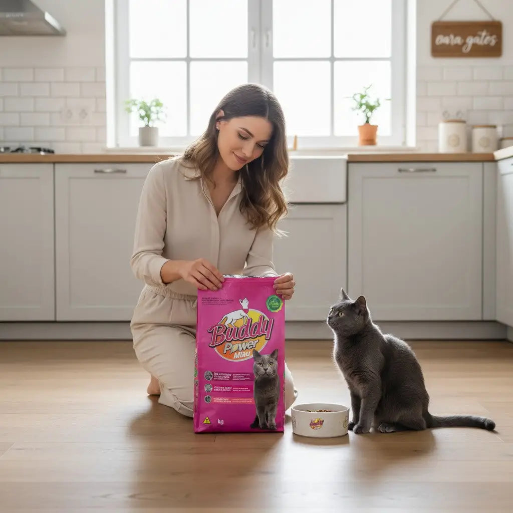 Ração Gatos Buddy Power Miau - Nutrição Completa | Caprili Shop