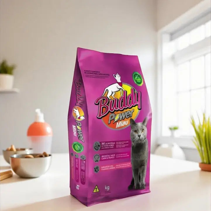 Ração Gatos Buddy Power Miau - Nutrição Completa | Caprili Shop