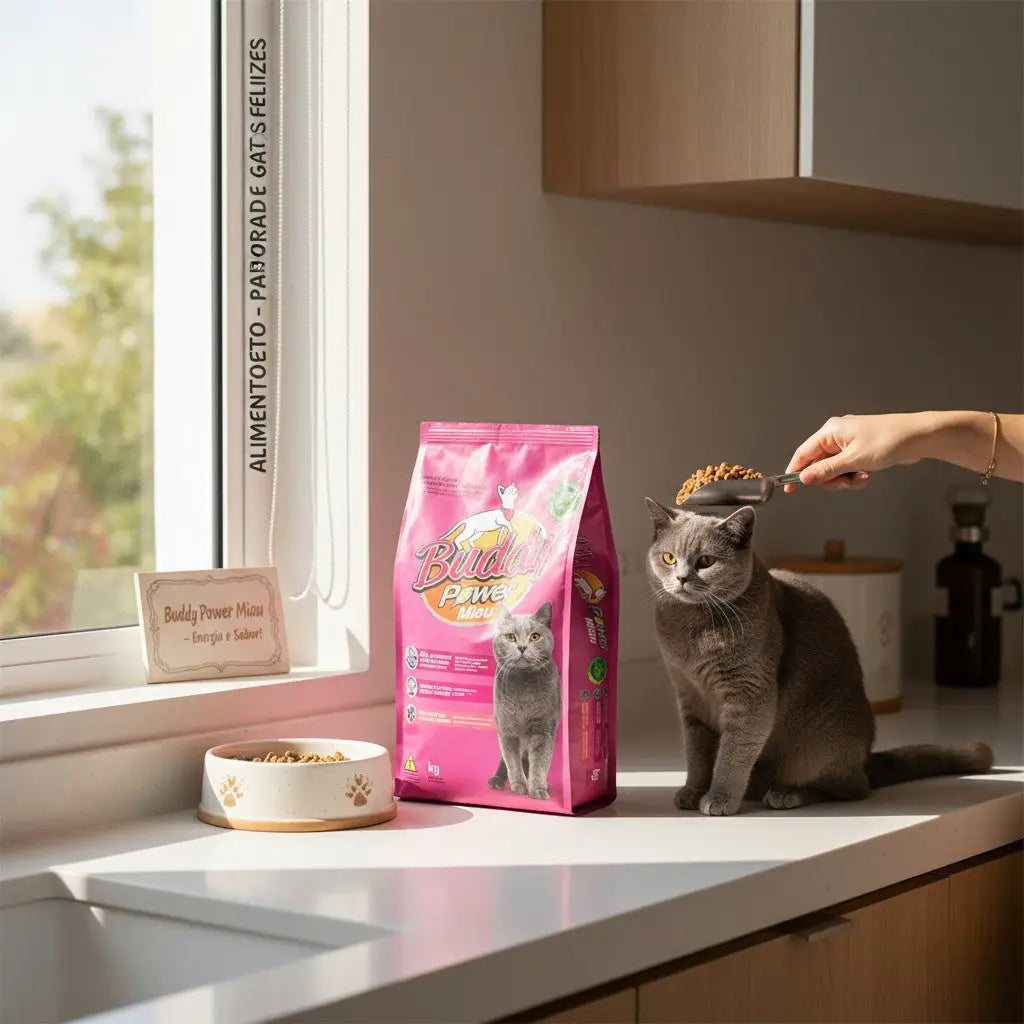 Ração Gatos Buddy Power Miau - Nutrição Completa | Caprili Shop