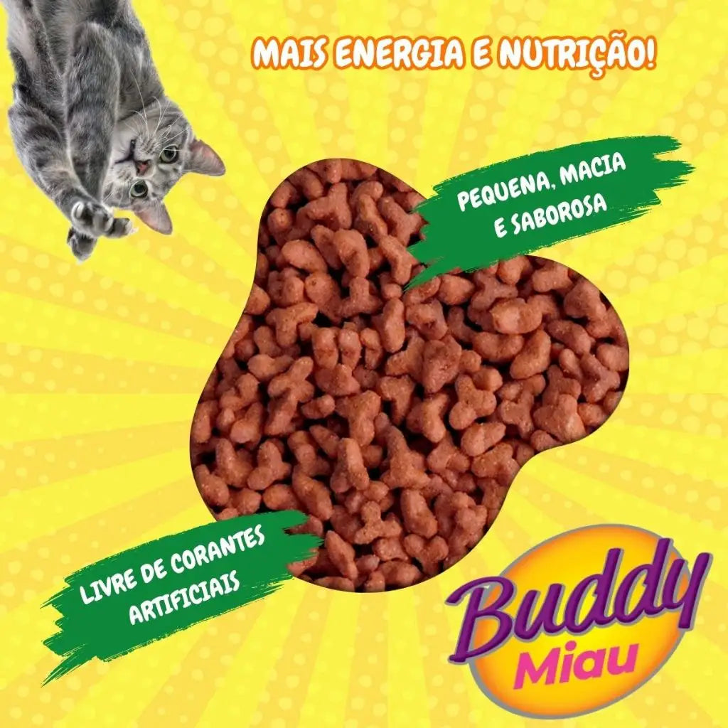 Ração Gatos Buddy Power Miau - Nutrição Completa | Caprili Shop