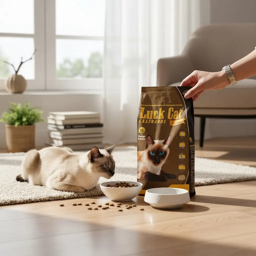 Ração Luck Cat Premium Gatos 10,1 Kg para Filhotes e Castrados | Caprili Shop
