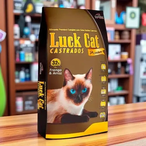 Ração Luck Cat Premium Gatos 10,1 Kg para Filhotes e Castrados | Caprili Shop