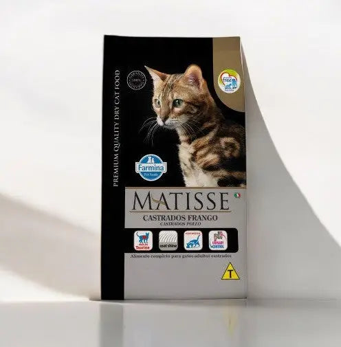 Ração Matisse Frango 7,5 Kg para Gatos Castrados - Controle de peso e massa muscular | Caprili Shop