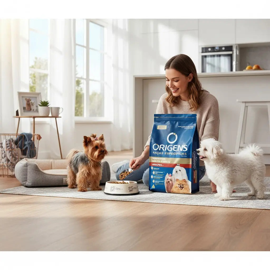 Ração Origens Cães Adultos York Maltês e Spitz 3 Kg - Nutrição Específica | Caprili Shop - Para Cachorro