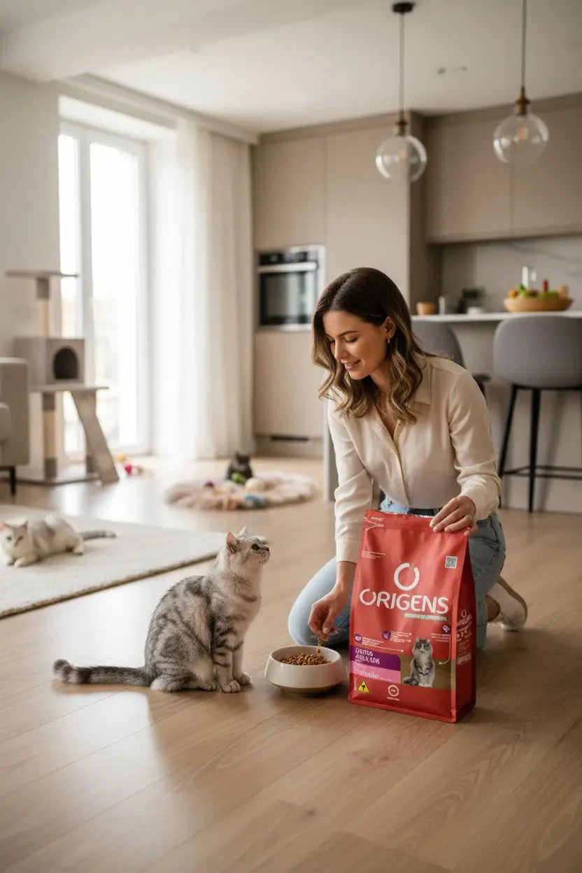 Ração Origens Gatos Adultos - Nutrição de Alta Qualidade - Sabor Salmão | Caprili Shop
