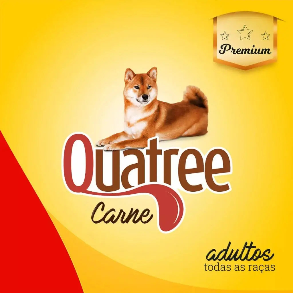 Ração Quatree cães adultos - Sabor carne 15kg | Caprili Shop - Para Cachorro