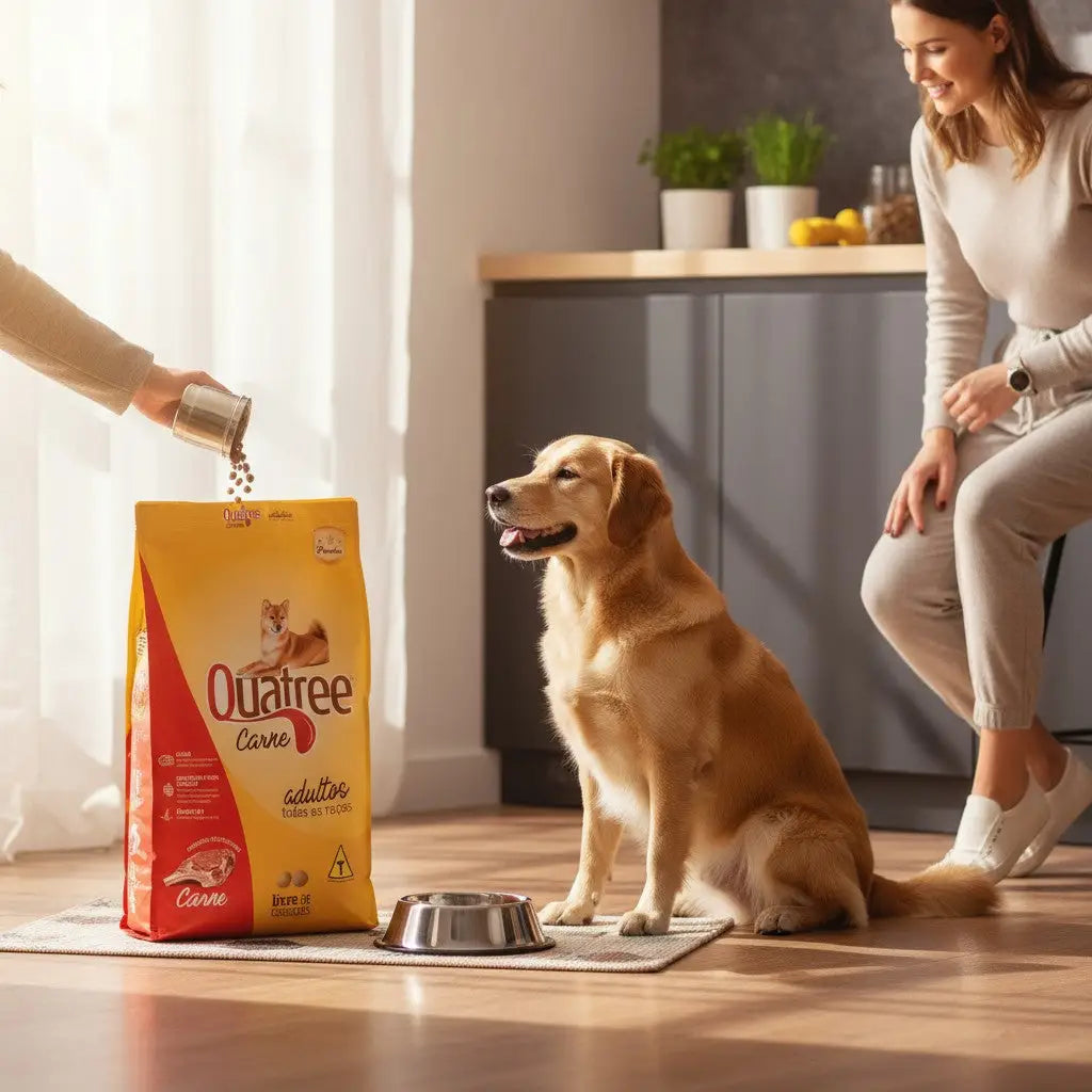 Ração Quatree cães adultos - Sabor carne 15kg | Caprili Shop - Para Cachorro