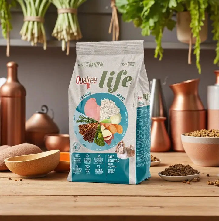 Ração Quatree Life Ad para Cães Pequenos 10 Kg - Nutrição Completa | Caprili Shop - Para Cachorro