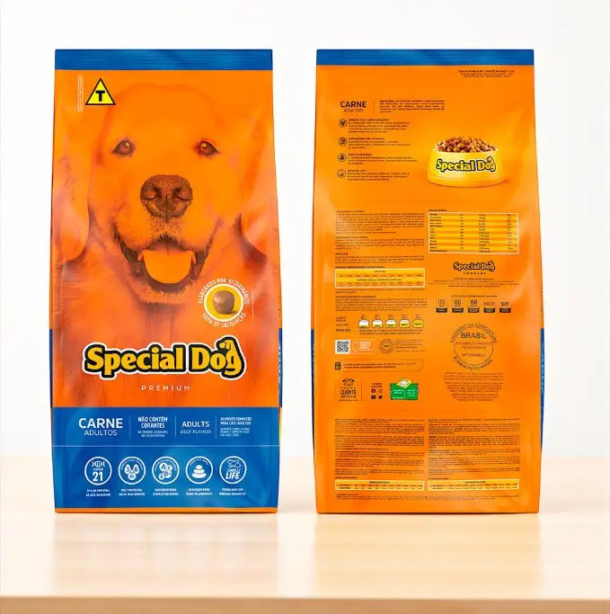 Ração Special Dog Premium Carne para Cães 15 Kg - Alta Proteína e Pele Saudável | Caprili Shop - Para Cachorro