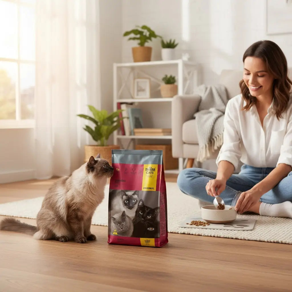 Ração Three Cats Gatos Adultos Castrados 10,1 Kg - Controle de peso | Caprili Shop