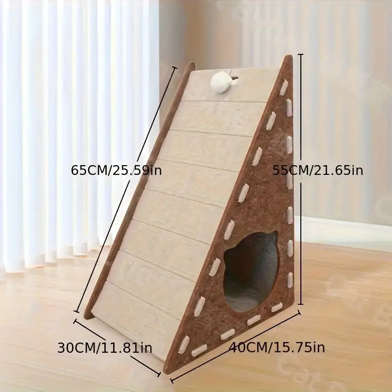 Tabuleiro de Arranhar para Gatos Grandes Triangular | Caprioli Inter Arranhadores gatos