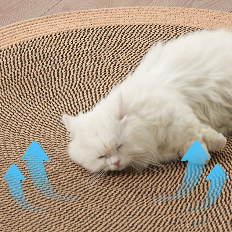 Tapete de Arranhar para Gatos em Corda Sisal Durável – Caprioli Inter Arranhadores gatos 40CM