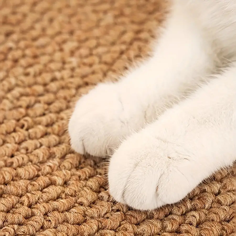Tapete de Arranhar para Gatos em Xadrez Bege e Marrom | Caprioli Inter Arranhadores gatos