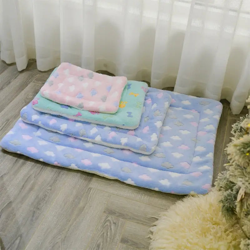 Tapetinho para Pets em Veludo Coral – Versátil Tamanhos P a GG | Caprioli Inter Caminha e casinha Cachorro