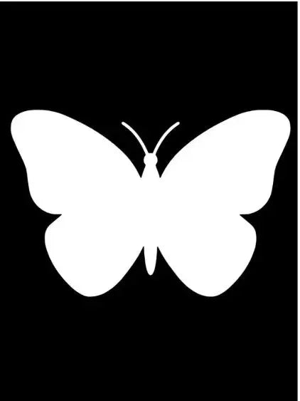 Tatuagem para Cavalo - Brilho Aplicação Vários Desenhos | Caprili Shop - Acessórios cavalo - Borboleta Grande